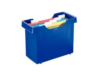 Leitz Mini file Plus porta catelle sospese (Include 5 cartelle sospese Alpha blu) - 19930335