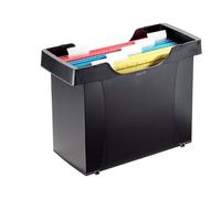 LEITZ Mini file Plus porta catelle sospese (Include 5 cartelle sospese Alpha blu) - Nero - 19930395