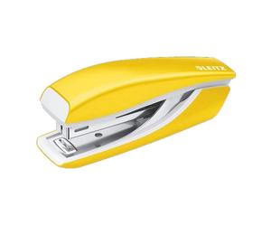 Leitz Mini Stapler, 10 Sheet Capacity, Ergonomic Metal Body, Includes Staples, W