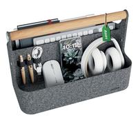 Leitz Organizer da Scrivania Portatile con Manico - Organizer Ufficio Portatile con Manico in Legno, Ideale per Coworking e Hot Desk - 38 x 19 x 25,5cm