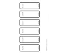 Leitz PC Printable Self Adhesive Spine Labels for Leitz Wow, Leitz Active Wow, S