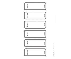 Leitz PC Printable Self Adhesive Spine Labels for Leitz Wow, Leitz Active Wow, S