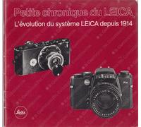 Leitz Petite chronique du LEICA Evolution systeme depuis 1914 booklet