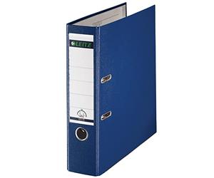 Leitz Plastic Lever Arch File A4 80mm 180° Blue Blu cartella