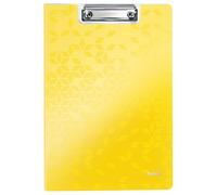 Leitz Portablocco con clip in metallo WOW A4 Polyfoam, Giallo