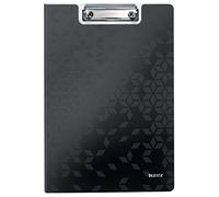 Leitz Portablocco con clip in metallo WOW A4 Polyfoam, Nero WOW Portablocco con