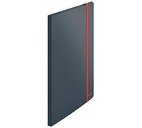 Leitz Portalistino, Formato A4+, 20 tasche, Capacità 40 fogli, Gamma Cosy, Grigio Velluto, 46700089