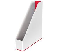 Leitz Portariviste A4, design bicolore Duo Colour, WOW, bianco/rosso
