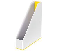 Leitz Portariviste, Formato A4, Gamma WOW, Dual Colour Bianco/Giallo, 53621016