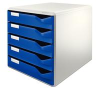 Leitz Cassettiera Post - Leitz Cassettiera Post, Blu, Grigio,