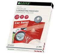 Leitz Pouch per la Plastificazione a caldo con Tecnologia UDT (Unique Direction Technology), Formato A4 , Spessore 2x175 micron, 100 pezzi, 74830000