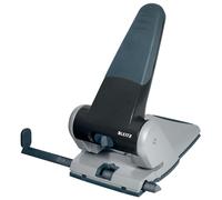 Perforatore 5180 - passo 8 cm - massimo 65 fogli - 2 fori - nero - Leitz