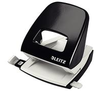 Perforatore 5008 - passo 8 cm - massimo 30 fogli - 2 fori - nero - Leitz