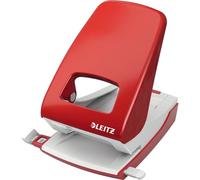 Leitz Hole Punch, 40 Sheets, Guide Bar with Format Markings, Metal, NeXXt Range,