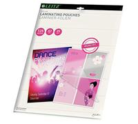 Leitz Quality Pouch per Plastificazione a Caldo, A3, Quality (2 x 125 Micron), Confezione da 25, Transparente