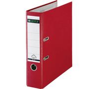 Leitz Plastic Lever Arch File A4 80mm 180° Red raccoglitore ad anelli Rosso