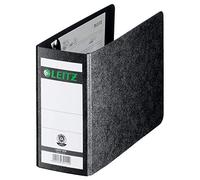 Leitz Qualitäts-Ordner 180° A6 quer, Schwarz, 80 mm Rücken, A6-Querformat, Einba