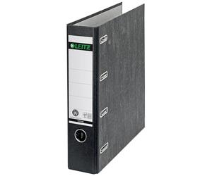 Leitz Raccoglitore 180 ° da 80 mm con doppio meccanismo, colore: nero