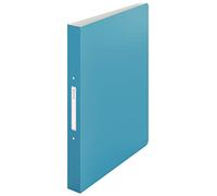 Leitz Raccoglitore a 2 Anelli, Capacità 190 fogli, Formato A4, Dorso 32 mm, Gamma Cosy, Blu Calmo, 42380061