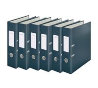 Leitz Raccoglitore a leva 180 Cosy A4 80 mm grigio velluto (confezione da 6) - 10610089