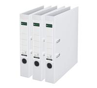 Leitz raccoglitore a leva, plastica, A4 - Confezione da 3 5 cm White