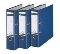 Leitz raccoglitore a leva, plastica, A4 - Confezione da 3 8 cm Blue - NUOVO