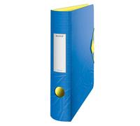 Leitz Raccoglitore con Meccanismo a Leva 180° Urban Chic, Formato A4, Dorso 6.5 cm, Blu