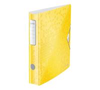 LEITZ 11070016 - Raccoglitore di qualità 180° Active Wow giallo, 60 mm
