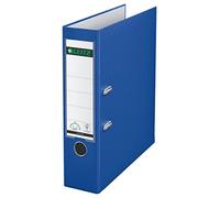 Leitz Raccoglitore con meccanismo a leva 180°, Formato A4, Plastica, Dorso 80 mm, Blu scuro, 10105068
