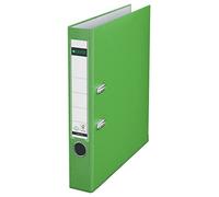 Leitz Raccoglitore con meccanismo a leva 180°, Formato commerciale, Plastica, Dorso 52 mm, Verde chiaro, 10155050