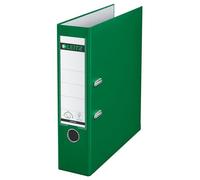 Leitz Raccoglitore con Meccanismo a Leva 180° in Plastica, Formato Commerciale Dorso 8.2 cm, Verde, 10105055