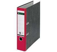 Leitz Raccoglitore con Meccanismo a Leva 180° Recycle, Formato A4, Dorso 8.2 cm, Rosso, 10805025