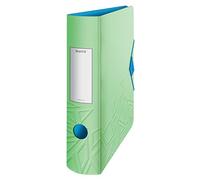 Leitz Raccoglitore con Meccanismo a Leva 180° Urban Chic, Formato A4, Dorso 8.2 cm, Verde