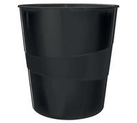 Leitz Recycle Papierkorb Rotondo Plastica riciclata Nero NEW