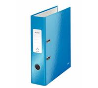 Leitz Lever Arch File, Metallic blue, A4, 80 mm spine width, WOW Range, 10050036