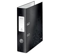 Leitz Registratore con meccanismo a leva 180° WOW A4 80mm, Nero