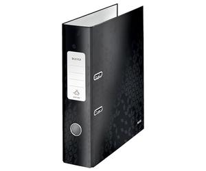 Leitz Registratore con meccanismo a leva 180° WOW A4 80mm, Nero