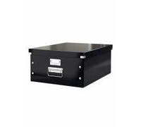 Leitz - Scatola portaoggetti Click & Store, formato DIN A3, colore: Nero