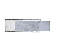 LEITZ Sichtfenster Uni-Schildchen, (B)53 x (H)19 mm, weiÃ?, 50 Pezzi