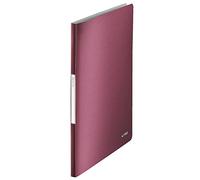 LEITZ STYLE portalistino a fogli fissi 20 buste - Rosso granato - 39580028