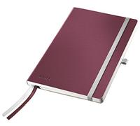 LEITZ Style Taccuino a Righe 80 Fogli, Rosso (Granato), A5