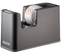 Leitz Tape Dispenser, Heavy Base, Tape Included, Black/Grey, Dual Colour Range,