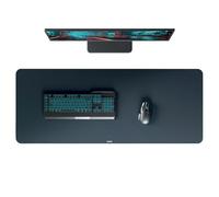 Leitz Tappetino mouse da Gaming Extra Large - Protezione Antiscivolo, Tracciamento ad Alta Velocità, Protezione per Scrivania, Resistente e Lavabile, 100 x 40 cm, Grigio Velluto