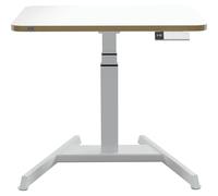 Esselte Leitz Ergo Sitz/Stehtisch höhenver. klein m.Rollen white 65340001