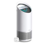 Leitz TruSens Purificatore d'Aria Z-2000, Lampada UV-C per Ridurre Virus e Batteri Presenti nell'Aria, Allergeni, Polvere e Cattivi Odori, per Ambienti di Medie Dimensioni, fino a 35m², Bianco/Argento