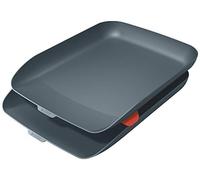 Leitz Vaschetta portacorrispondenza, Set da 2, Formato A4, Gamma Cosy, Grigio Velluto, 53581089