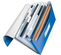 LEITZ WOW Archivio a soffietto 6 scomparti - Blu metallizzato - 45890136
