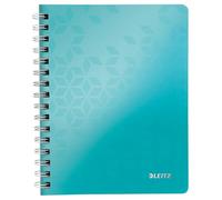 LEITZ WOW Blocco PP 80 fogli a righe A5 - Acqua marina metallizzato - 46390151
