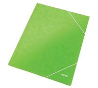Leitz Wow - Cartella a 3 lembi in cartone, formato A4, colore: Verde