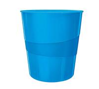 LEITZ WOW - Cestino gettacarte - 15 litri - Blu metallizzato - 52781036